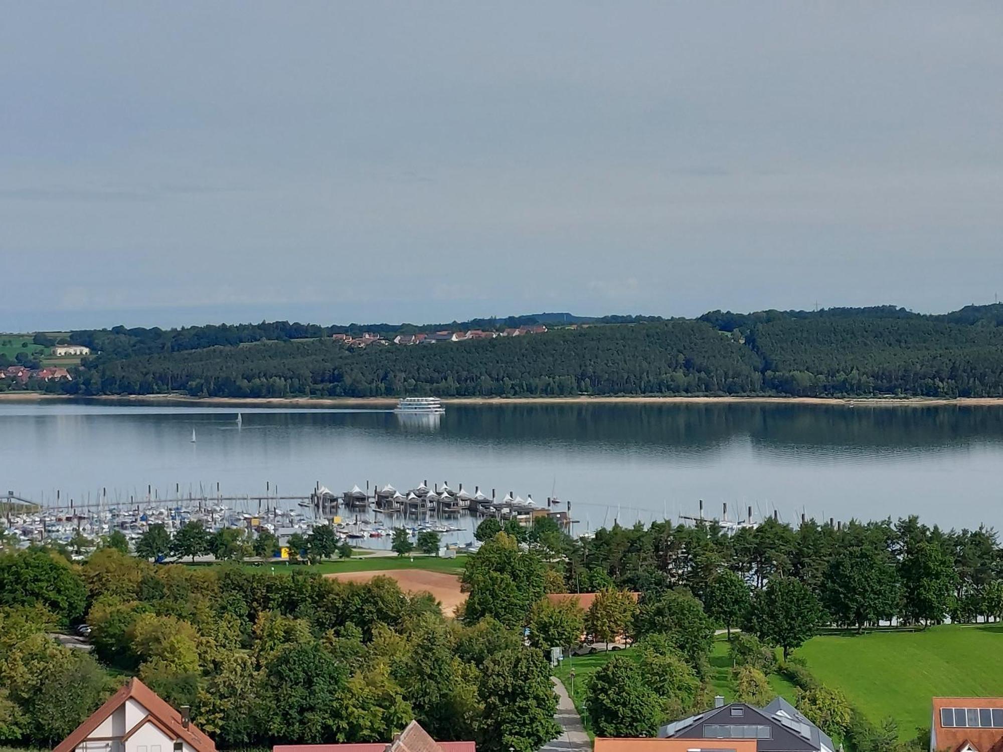 Ferienwohnung Brombachsee Ankerplatz Mit Sauna Bei Juliane Und Klaus 普莱因费尔德 外观 照片