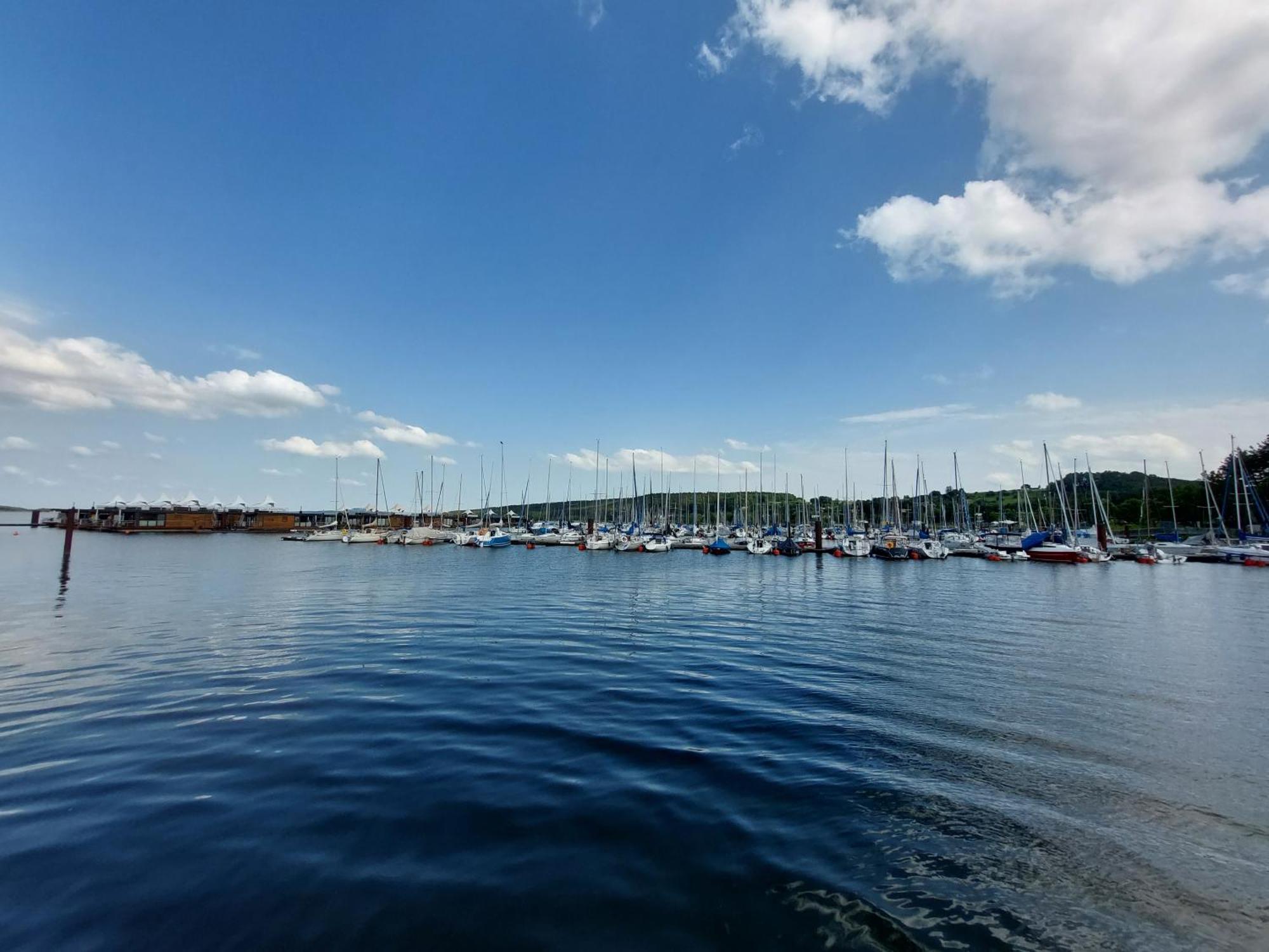 Ferienwohnung Brombachsee Ankerplatz Mit Sauna Bei Juliane Und Klaus 普莱因费尔德 外观 照片