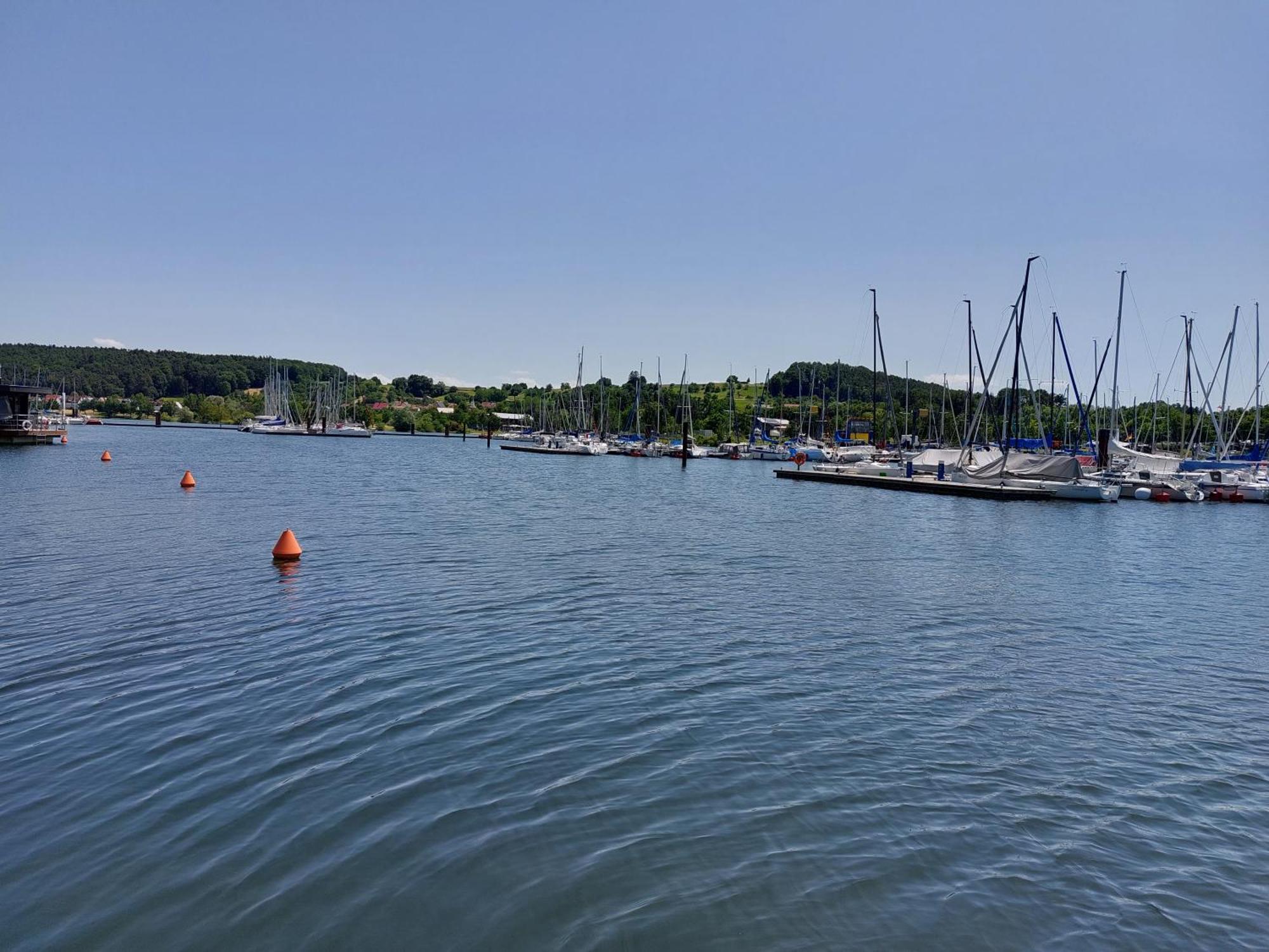Ferienwohnung Brombachsee Ankerplatz Mit Sauna Bei Juliane Und Klaus 普莱因费尔德 外观 照片